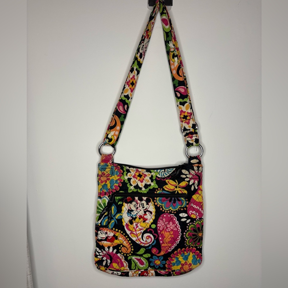 Vera Bradley Multicolor Disney Parks Exclusive Paisley Crossbody Bag